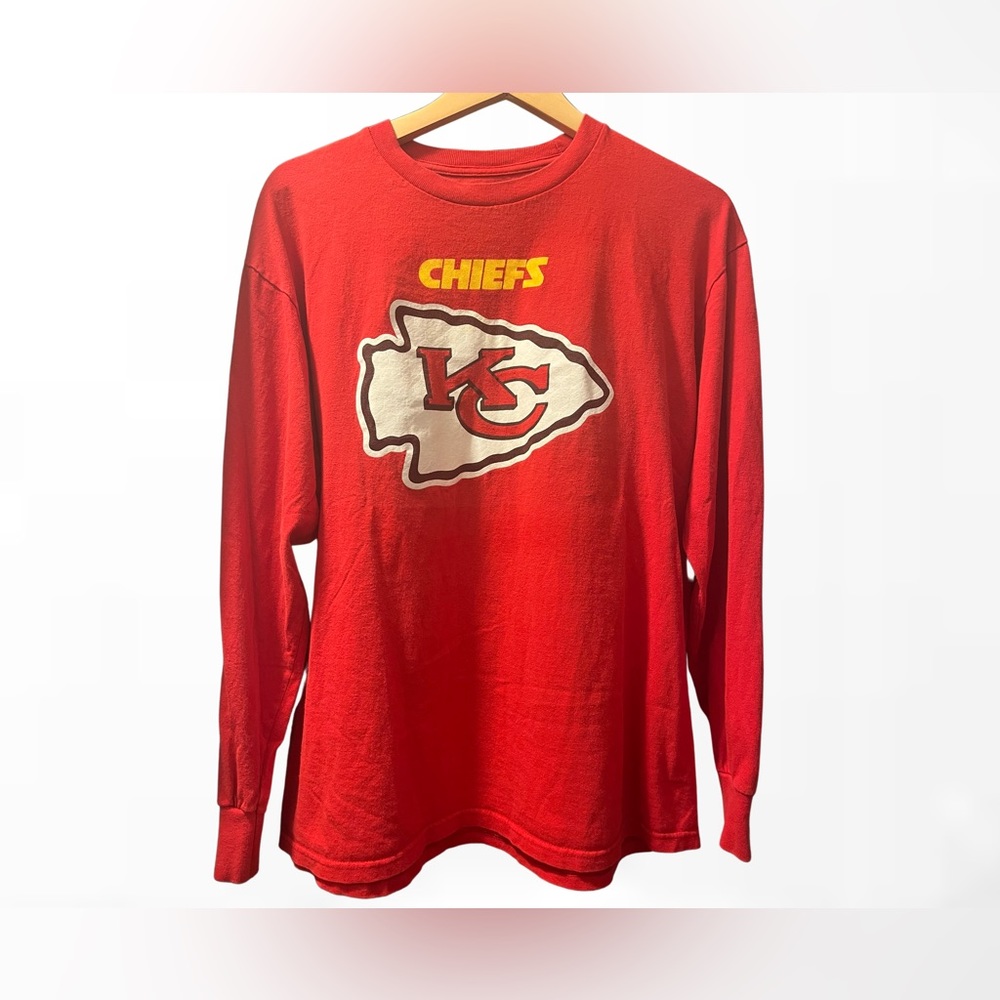 Kansas City Chiefs Long Sleeve Shirt on the Majestic Tag